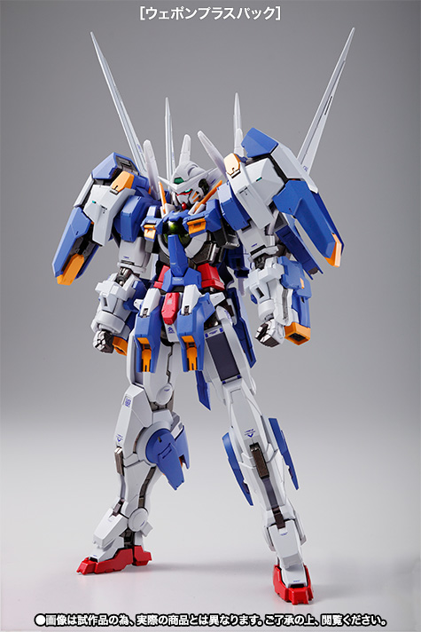 반다이 메탈빌드 Metal Build 기동전사 건담 더블 오V 건담 아발란체 엑시아 웨폰 플러스 팩 ver. 메탈빌드